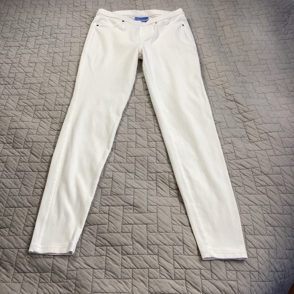 Simply Vera Women's White Skinny Jeans
